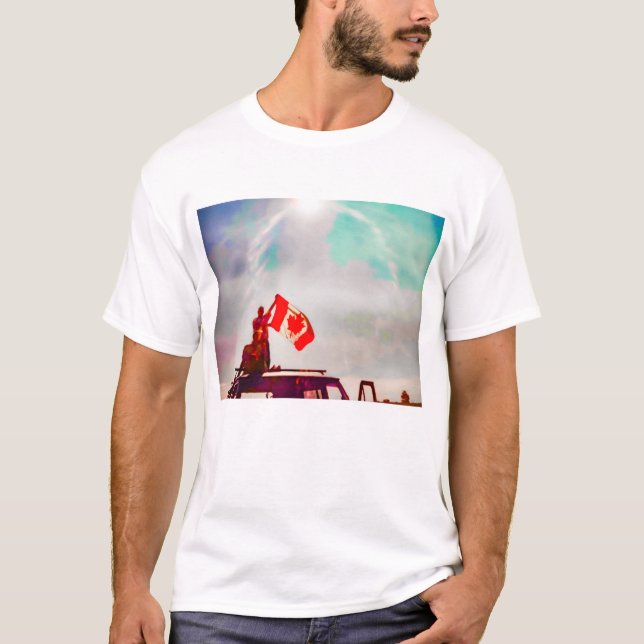 Kanada-Tag-T-Shirt mit Kevin T-Shirt (Vorderseite)