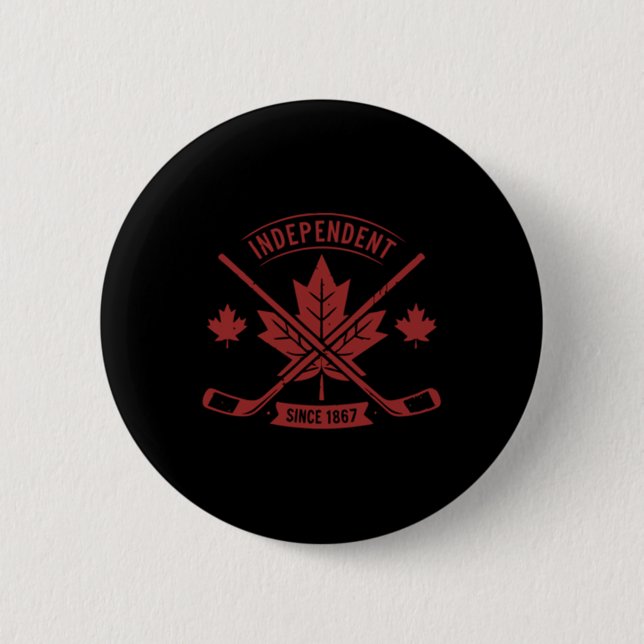 Kanada Tag - unabhängig seit 1867 - Clic Kanada Button (Vorderseite)