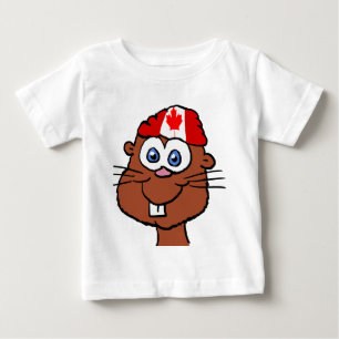 Kanada-Tagesbiber-Kleinkind-Shirt 2 Baby T-shirt