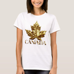 Kanada tank Top Women's Gold Maple Leaf Souvenir