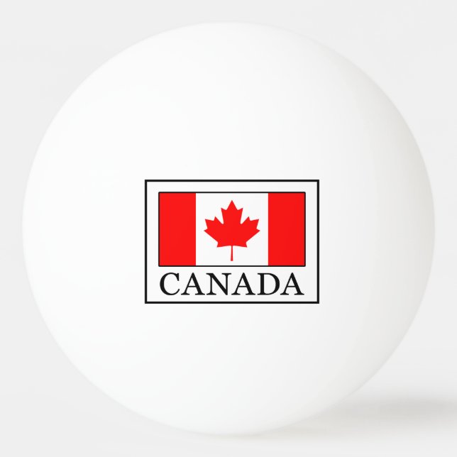 Kanada Tischtennisball (Vorderseite)