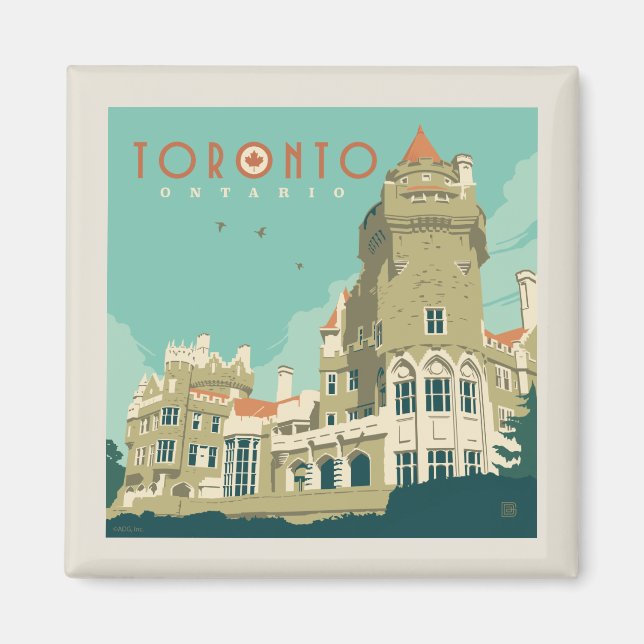 Kanada | Toronto, Casa Loma Magnet (Vorne)