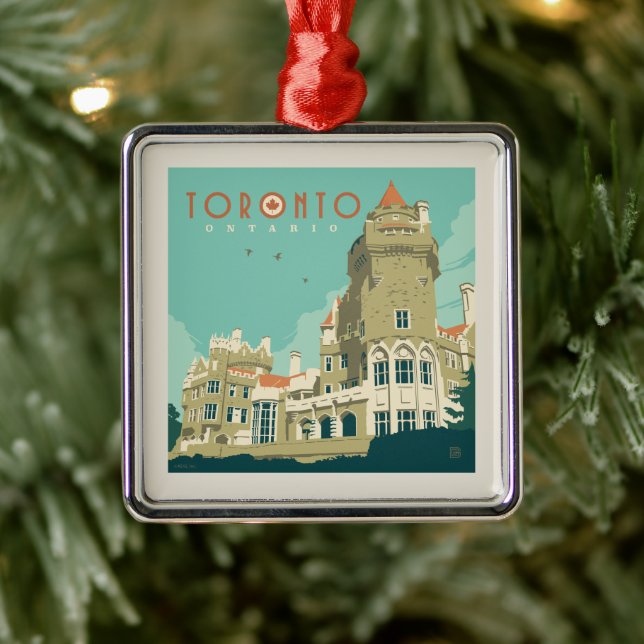 Kanada | Toronto, Casa Loma Ornament Aus Metall (Baum)