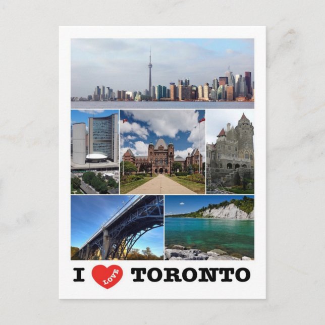 Kanada - Toronto - I Liebe - Postkarte (Vorderseite)