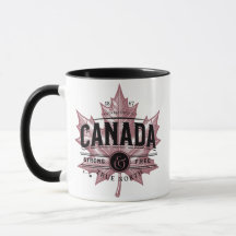Kanada True North Strong and Free Maple Leaf