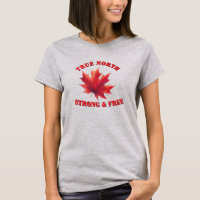 Kanada True North Strong & Free Maple Leaf
