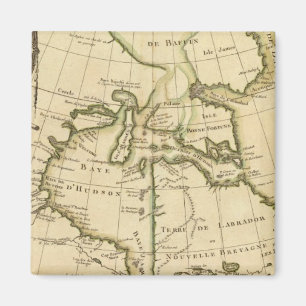 Kanada und Grönland Magnet