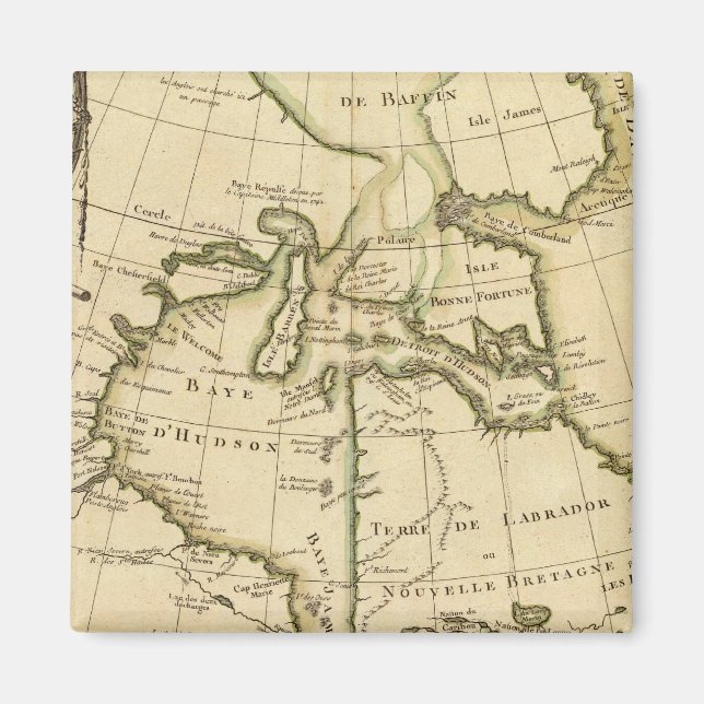 Kanada und Grönland Magnet (Vorne)