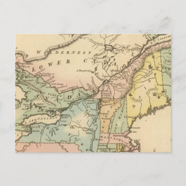 Kanada und postkarte (Vorderseite)