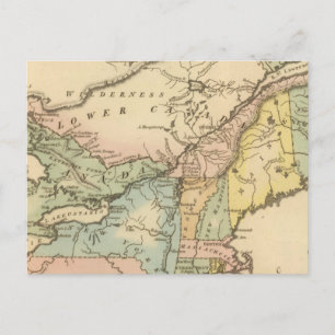 Kanada und postkarte