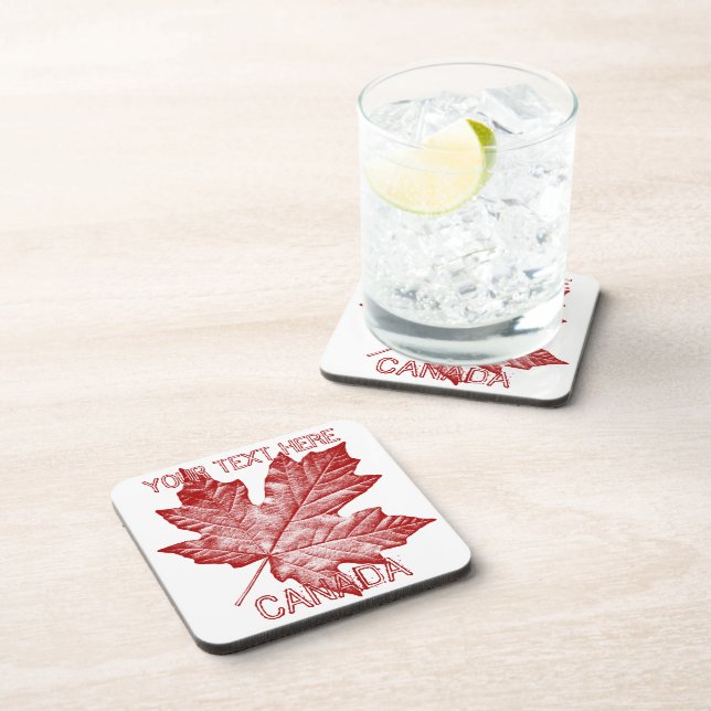 Kanada Untersetzer Retro Custom Canada Untersetzer (Rechte Seite)