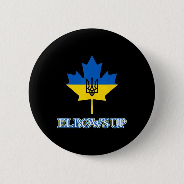 Kanada unterstützt die Ukraine mit erhobenem Maple Button (Vorderseite)