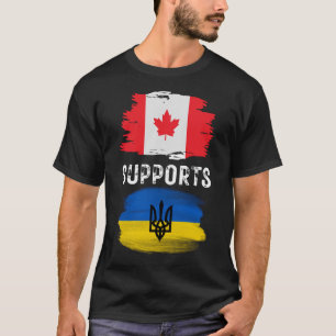 Kanada unterstützt die Ukraine, unterstützt die T-Shirt