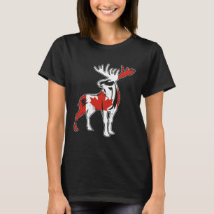 Kanada USA Amerika Hockey Kanadisch Ahornblatt 3 T-Shirt