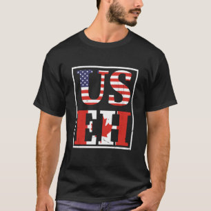 Kanada USA EH USA - Ahornblättrige Flagge der kana T-Shirt