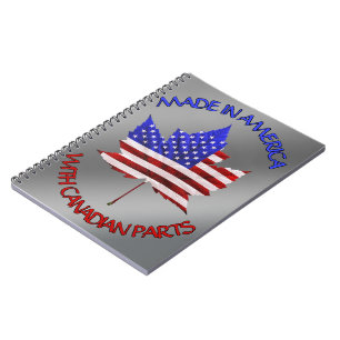 Kanada USA Souvenir Notebook / Sketchpad Notizblock