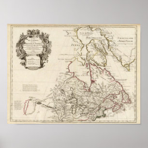 Kanada, Vereinigte Staaten, Nordamerika Poster