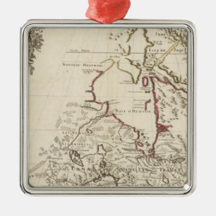 Kanada, Vereinigte Staaten, Nordamerika Silbernes Ornament