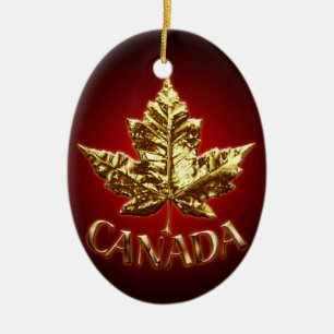 Kanada-Verzierungs-Andenken-personalisierte Keramik Ornament