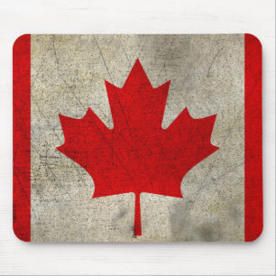Kanada Vintage Grunge-Flagge Mousepad