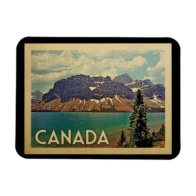 Kanada Vintage Travel Magnet (Horizontal)