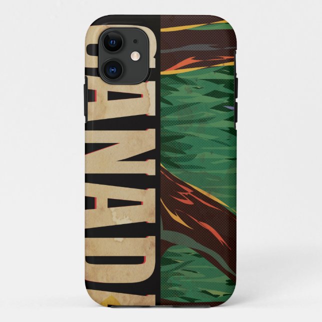 Kanada Vintage Travel Poster Case-Mate iPhone Hülle (Rückseite)