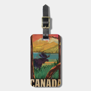 Kanada Vintage Travel Poster Gepäckanhänger