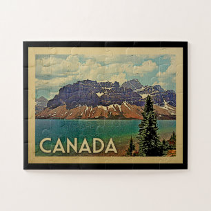 Kanada Vintage Travel Puzzle