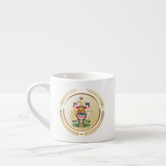 Kanada Wappen Espressotasse (Links)
