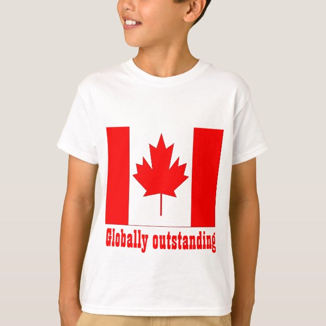 Kanada weltweit herausragend T-Shirt (Vorderseite)