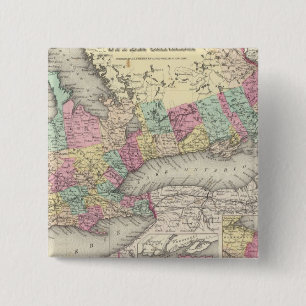 Kanada West- oder OberKanada Button