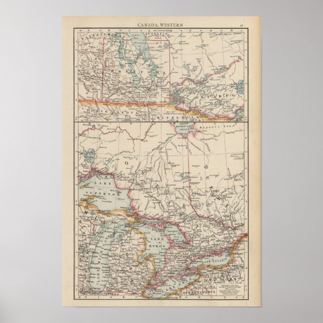 Kanada-Western Poster (Vorne)