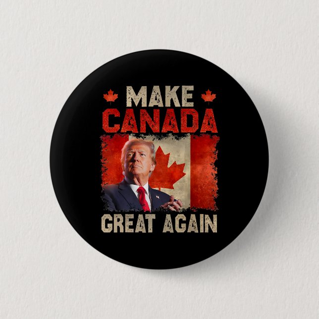 Kanada wieder groß machen Funny Trump Präsident 20 Button (Vorderseite)