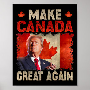 Kanada wieder groß machen Funny Trump Präsident 20 Poster