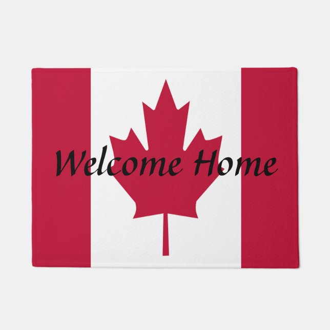 Kanada Willkommen Zuhause Mat Door Mat Fußmatte (Vorderseite)