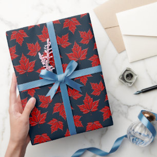 Kanada Wrapping Paper Canada Mapsleaf Paper Geschenkpapier