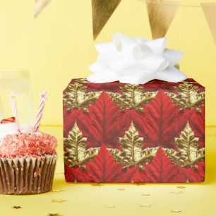Kanada Wrapping Paper Canada Mapsleaf Paper Geschenkpapier