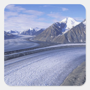 Kanada, Yukon-Territorium, Kluane-Nationalpark. Quadratischer Aufkleber