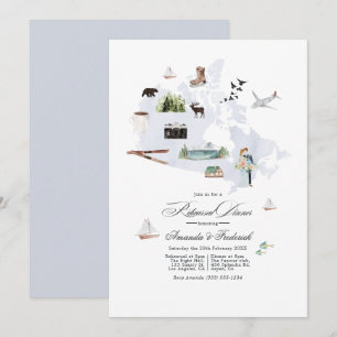Kanada Ziel Hochzeitsprobe Abendessen Einladung