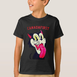 KANADA ZUERST KATZE  T-Shirt