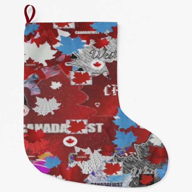 KANADAFIRST GROßER WEIHNACHTSSTRUMPF (Vorderseite)