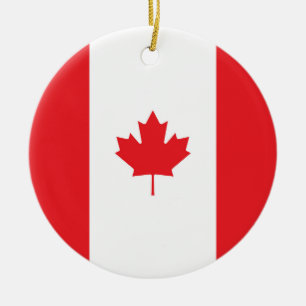 Kanadaflagge Keramik Ornament