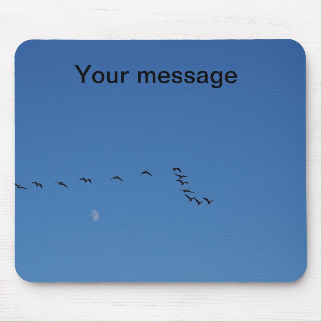 Kanadagänse im Flug Mousepad (Vorne)