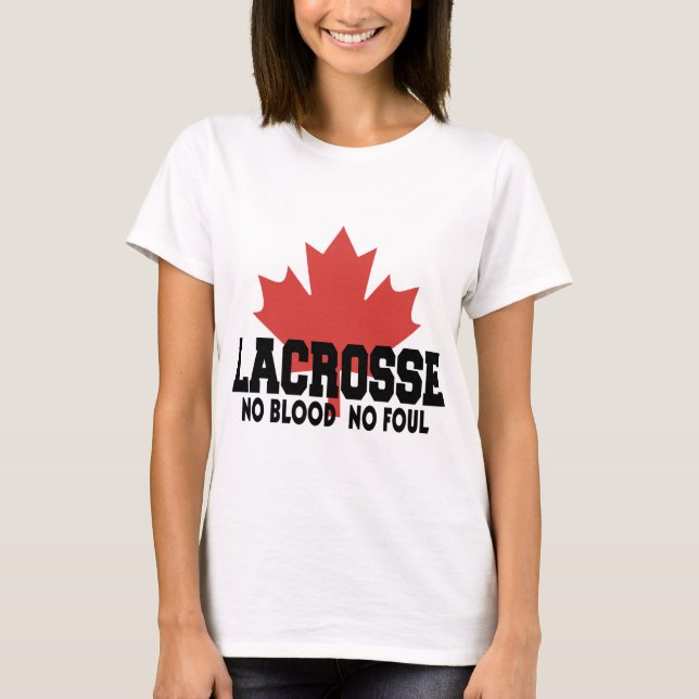 Kanadalacrosse-Kanadier T-Shirt (Vorderseite)