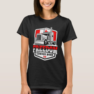 Kanadas "Convoy de la Flag Freedom" 2022 T-Shirt