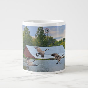 Kanadas Geflügel auf dem Teich Jumbo-Tasse