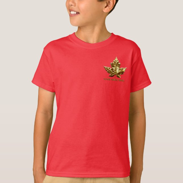Kanadas Kanada T - Shirt Custom Team Canada Kid Sh (Vorderseite)