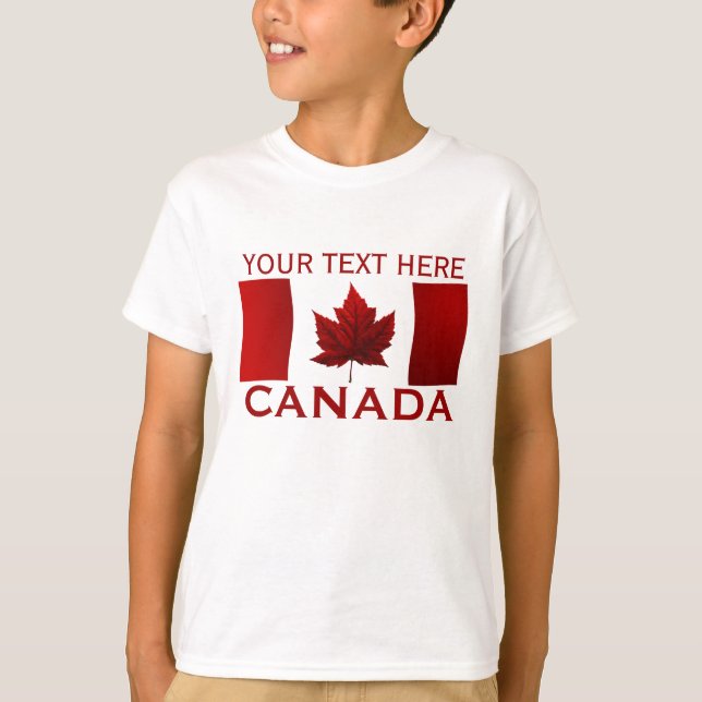 Kanadas Kid's Shirt Canada Flag Kid's Sweatshirt (Vorderseite)