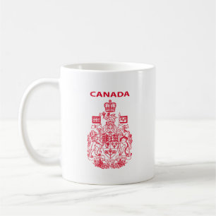 Kanadas nationales Emblem Kaffeetasse