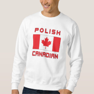 Kanadas polnische kanadische Flagge Sweatshirt
